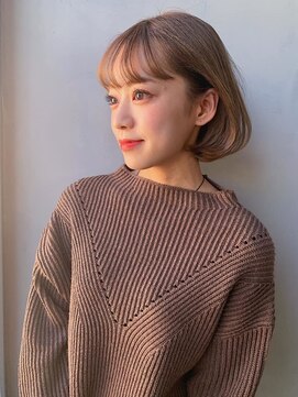 タス(tas) 韓国風ハイトーンボブ
