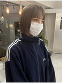 ミニボブ×ミルクティーベージュ