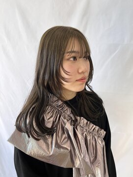 サラ 新宮店(SARA) 顔周りレイヤー×オリーブベージュ