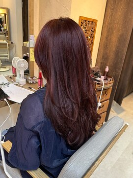 ヘアリゾート粋 ウナム 新宿東口店(enam) 透明感イルミナカラー/ピンクブラウン