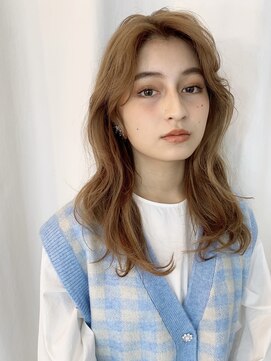 マグノリア オモテサンドウ(MAGNOLiA Omotesando) 顔周りのウェーブが決め手！かきあげラフカールパーマ♪・・KAYO