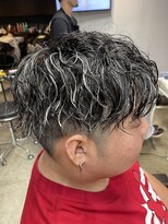 プランタン(hair garden PRINTEMPS byflammeum)&nbsp;ツイスパ×ホワイトメッシュ
