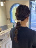 ヘアアレンジセット大人可愛い赤羽