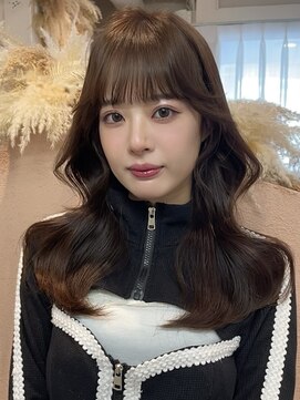 ユニ 表参道(uni) 大人気の韓国女優風くびれレイヤーカット/ヨシンモリ/エギョモリ