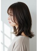 30代40代50代外ハネミディアムレイヤー髪質改善エイジングケア