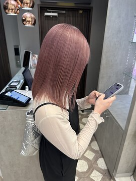 ジルバイジゼル(JILL by GiseL) aハイトーンホワイトミルクティーピンクケアブリーチ福岡天神