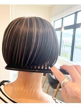 オオムラ(Oomura) コントラストカラー　アンブレラカラー　フェイスフレーミング