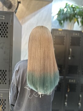 ヴァイス 渋谷店(VAICE) エンドカラー/ターコイズ/ミルクティーベージュ