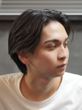 ノーエン(noen) 佐賀シャドウパーマニュアンスパーマメンズマッシュフェード