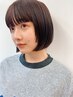 (新)カット+縮毛矯正+3stepトリートメント　￥30100[新宿駅/ショート/ボブ]