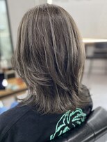 ウェイビー 桜木町店(WAVY)&nbsp;極細ハイライトレイヤーミディアム