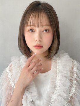 リヤン 表参道(lyann) 大人ガーリーダークアッシュ似合わせカットイヤリングカラーa