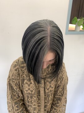 ダスティ 梓川店(Dasty) アンブレラカラー×シルバーグレー