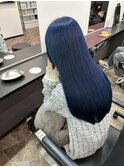 【COEUR/SHUEI】髪質改善 縮毛矯正 ネイビー ブルー