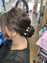 ジュン 小岩&nbsp;お団子アップスタイル♪ 【ヘアセット/ヘアメイク/ヘアメ/小岩】