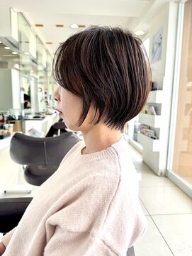 ハピネス 西大寺店(Happiness) 【20代・30代奈良】まとまり艶ショートボブ/髪質改善/うるは
