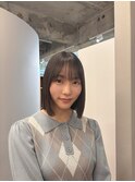 切りっぱなしボブ