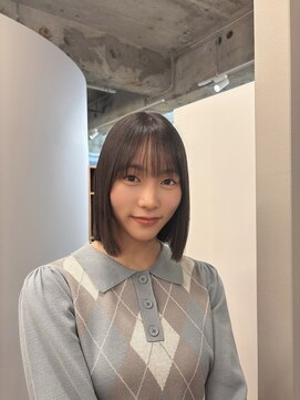 ラーム 松江学園店(rame) 切りっぱなしボブ
