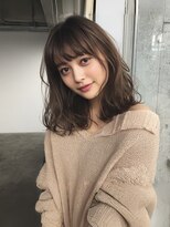 プラス ファースト ヘア(Plus 1st) ミディアムヘア×ゆるふわパーマ