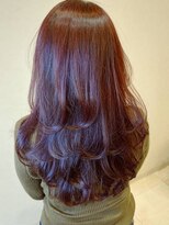 ガレリアエレガンテ 尾張旭店(GALLARIA Elegante)&nbsp;ピンクブラウン/ロングレイヤー/ボルドーカラー