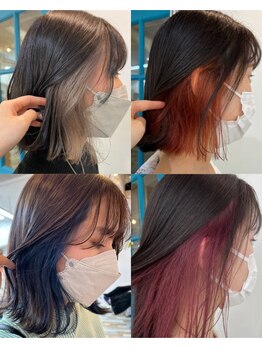 デイズ(DAYS)の写真/《ブリーチありなし様々なダブルカラー、デザインカラー》季節やイベントに合わせた様々なデザインをご提案