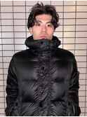 ニュアンスパーマ×センターパート