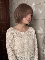 マイル 渋谷(mile)&nbsp;ピンクベージュ×ボブレイヤー