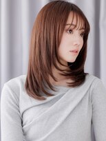 カバーヘアアンドスパ ブリス 浦和(COVER HAIR&SPA bliss) ブリーチなしグレージュブラウンワンホンレイヤー30代40代Y浦和
