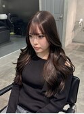 韓国レイヤーカット/顔周り/ショコラベージュ/【古荘竜生】