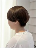 ショコラブラウンの外ハネボブ【阪急梅田】
