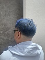 コス(COS)&nbsp;【COS/平塚/加藤】メンズダブルカラー◎ブルー