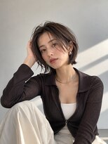 ワゴンバイアフロート(Wagon by afloat) 池袋/20代30代/髪質改善カラー/大人ショートボブ/顔まわり/小顔