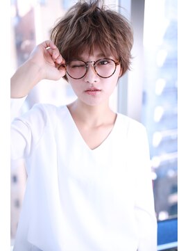 クラウドゼロ(Cloud zero) アッシュ小顔ショートバングスタイル【Cloud zero】