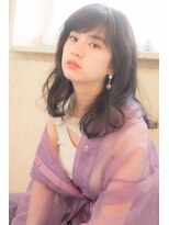 アドラーブル 長岡リップス旭岡店(adorable)&nbsp;フェアリー無造作カール★アッシュ×透明感