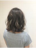 平行ボブ×ゆらぎテクスチャー