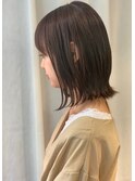 切りっぱなしエアリーボブ