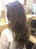 【根元縮毛+毛先デジパ】シルキーカール＋カット　￥20900