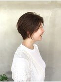 ショートボブスタイル／ナチュラルショート