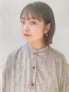 カサネ(casane) 【CASANE下北沢】ボブ×トパーズグレージュ