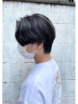 ミモザワークス(Mimosa Works) 韓流マッシュウルフとシルバーメッシュ