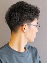 ポルテオム(PORTE HOMME)&nbsp;【ポルテオム】ミックスパーマ×刈り上げアップバング