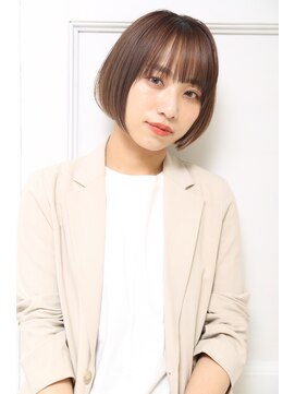 クラッチムク 博多口(CLUTCH muk.) ナチュラル艶髪ストレートボブa2