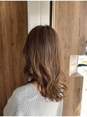 ハイライト×ミルクティーベージュ×透明感