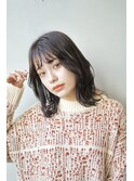 ふわっと揺れ動くミディアムスタイル＊
