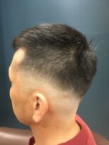 ヘアサロンアンドヘアメイクディー(hair salon hair make D)&nbsp;仙台D　ブラックスキンフェード　サマークロップｓｔｙｌｅ