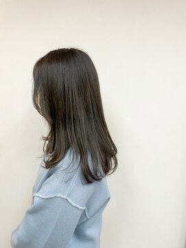 トップヘアー 玉島店(TOP HAIR) 《TOPHAIR 玉島店/ ぱん》カーキグレージュ×ロング