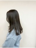 《TOPHAIR 玉島店/ ぱん》カーキグレージュ×ロング