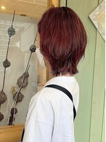 ヘアーサロン フーガ 春日部店(HAIR SALON fuuga)&nbsp;オレンジカラースタイル