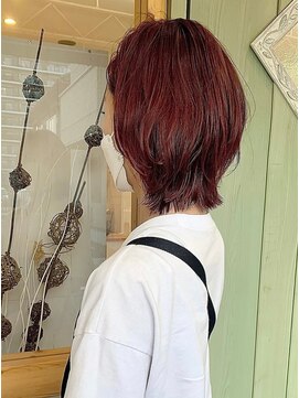 ヘアーサロン フーガ 春日部店(HAIR SALON fuuga) オレンジカラースタイル