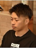スパイキーショートアップバング【メンズカット/メンズヘア】